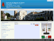 Tablet Screenshot of comune.bagnoli.pd.it